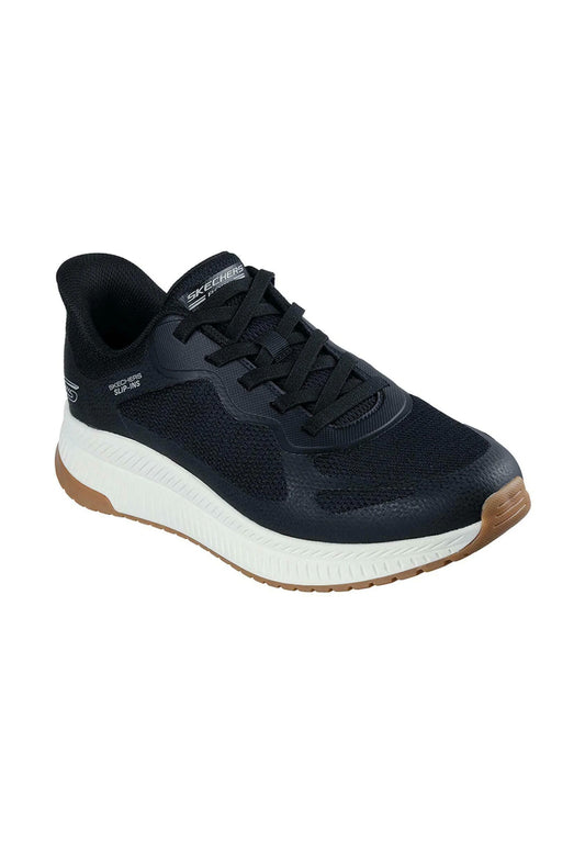 Sneakers SKECHERS BOBS SQUAD SLIP-INS in tessuto tecnico nero