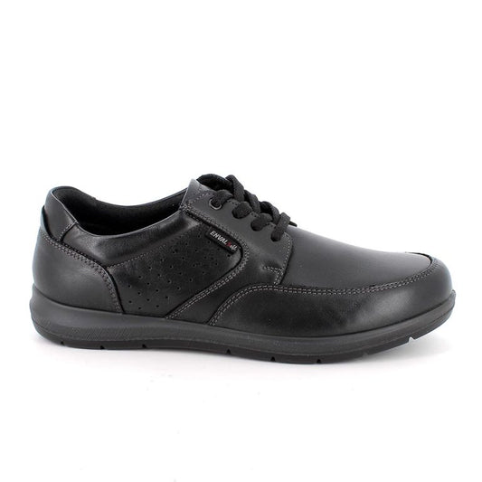 Scarpa linea confort ENVAL SOFT morbidone uomo MADE IN ITALY in pelle/nappa soft nero