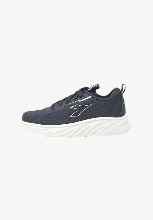 Sneakers DIADORA PIPER scarpa ginnastica running da uomo in tessuto nero Black/sand
