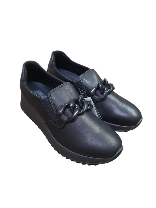Mocassino ENVAL SOFT scarpa da donna MADE IN ITALY in pelle/nappa soft nero