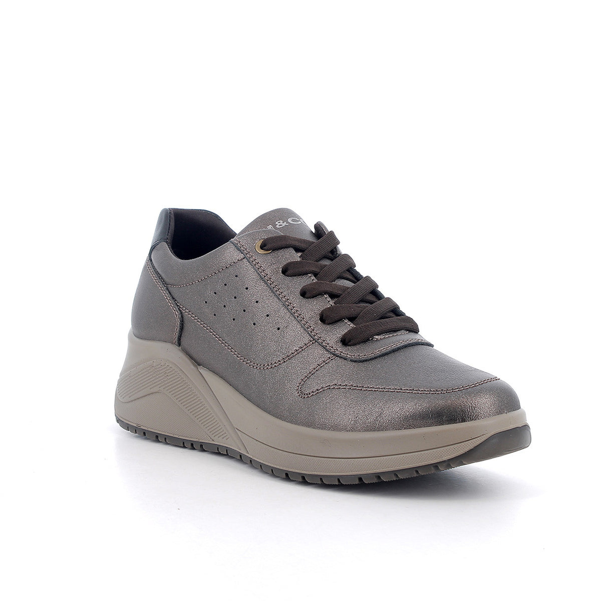 Sneakers IGI&CO scarpa donna MADE IN ITALY in pelle Dubai opaco testa di moro