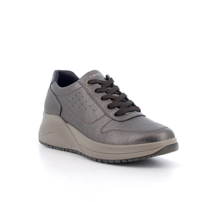 Sneakers IGI&CO scarpa donna MADE IN ITALY in pelle Dubai opaco testa di moro