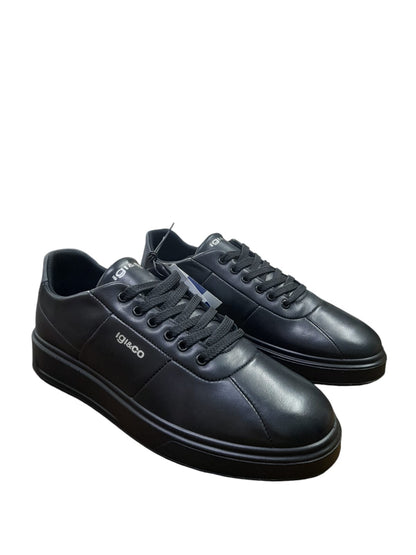 Sneakers IGI&CO scarpa sportiva uomo MADE IN ITALY in nappa/pelle soft nero