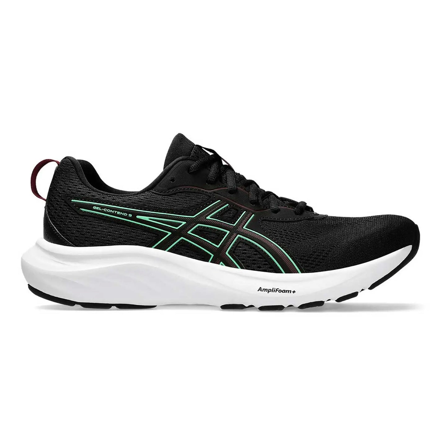 ASICS GEL CONTEND 9 scarpa running gel da uomo in tessuto nero
