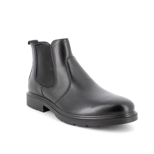 Stivaletto IGI&CO scarpa uomo tipo Beatles MADE IN ITALY pelle vitello nero Slip-on