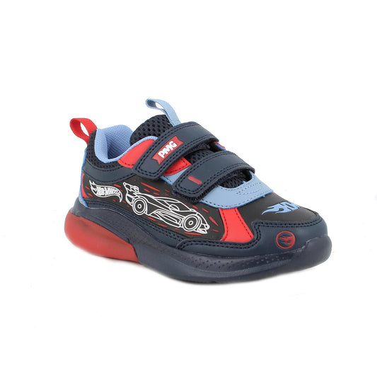 Sneakers PRIMIGI HOT WHEELS MATTEL scarpa ginnastica in pelle blu con luci