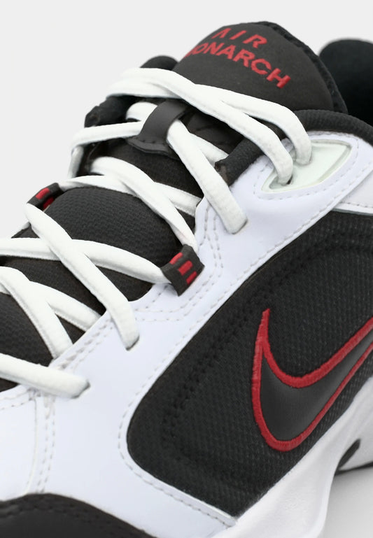 Sneakers NIKE AIR MONARCH IV scarpa ginnastica da uomo in pelle bianca e nera