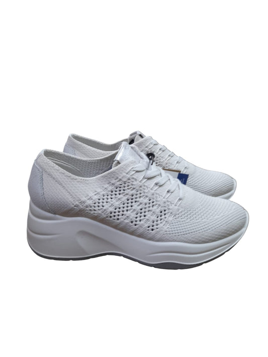 Sneakers IGI&CO scarpa  donna MADE IN ITALY in tessuto flyknit elasticizzato bianco