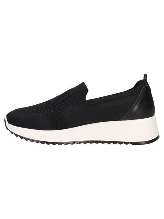 Mocassino ENVAL SOFT scarpa da donna MADE IN ITALY tessuto elasticizzato Flyknit nero