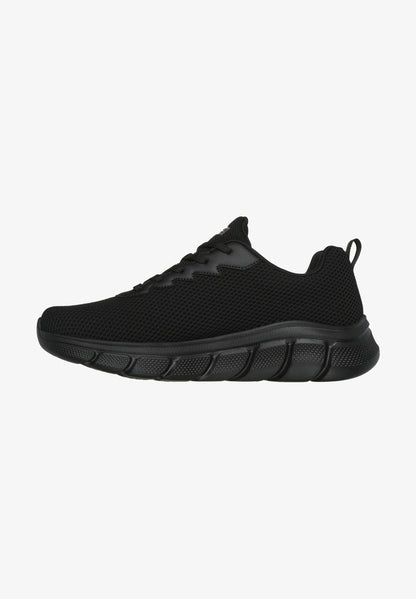 SKECHERS BOBS FLEX CHILL FLEX Vegan scarpa running da uomo in tessuto tecnico nero