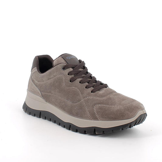 Sneakers IGI&CO scarpa sportiva da uomo MADE IN ITALY in camoscio special fango