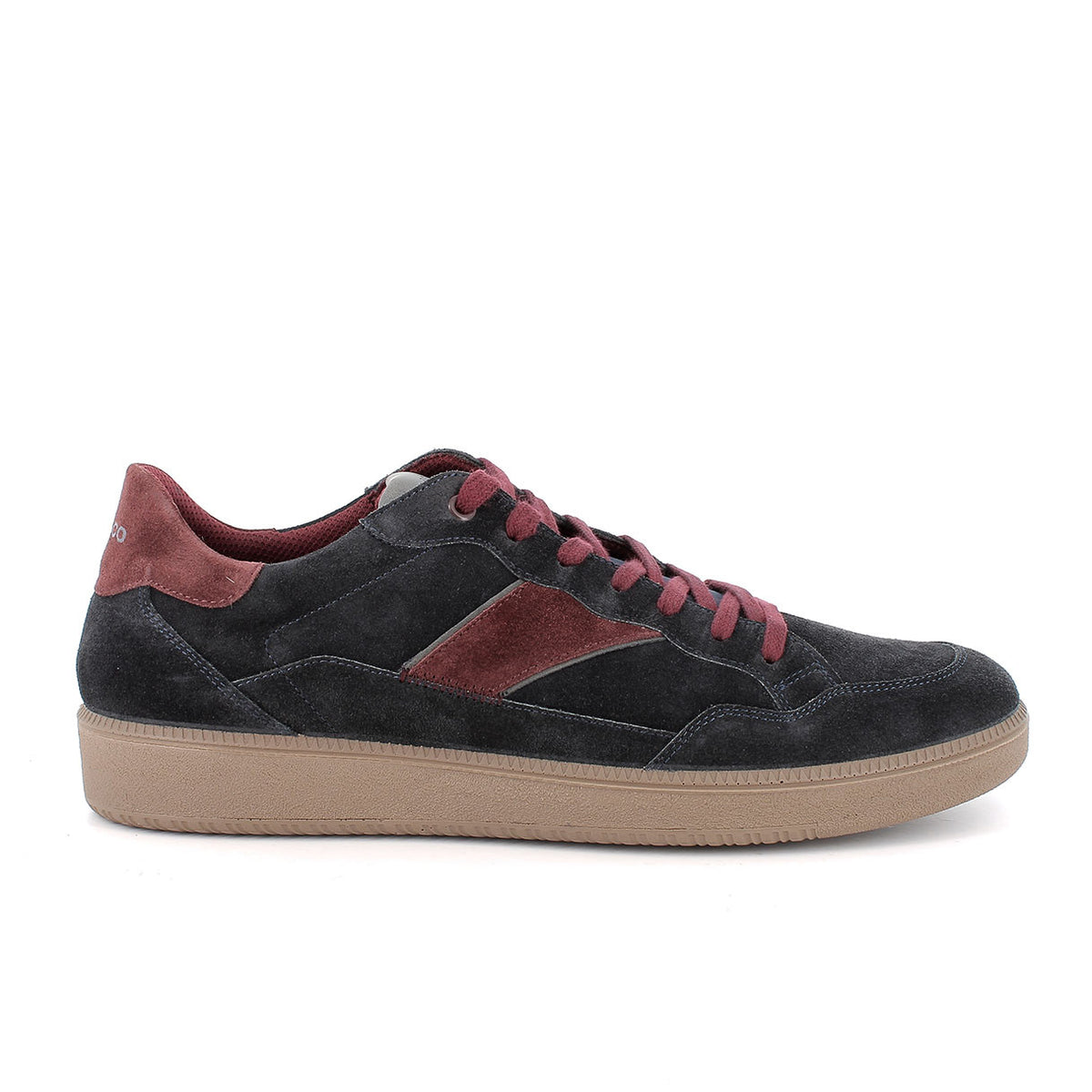 Scarpa IGI&CO sneakers uomo MADE IN ITALY in Camoscio blu notte