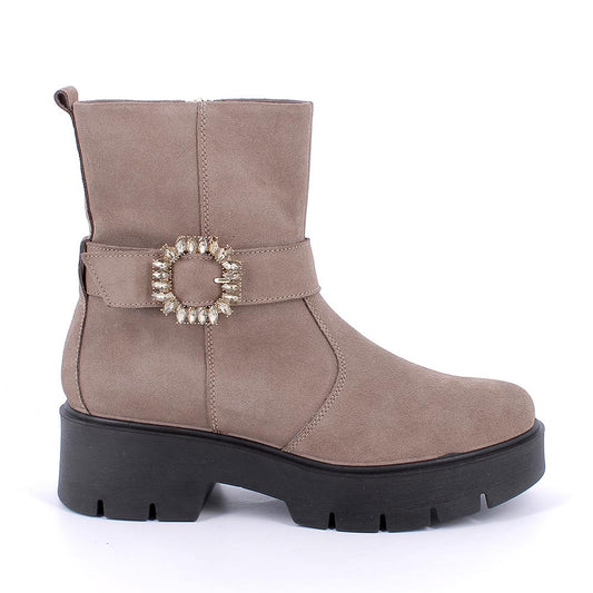 Tronchetto IGI&CO Stivale donna MADE IN ITALY in camoscio super fango