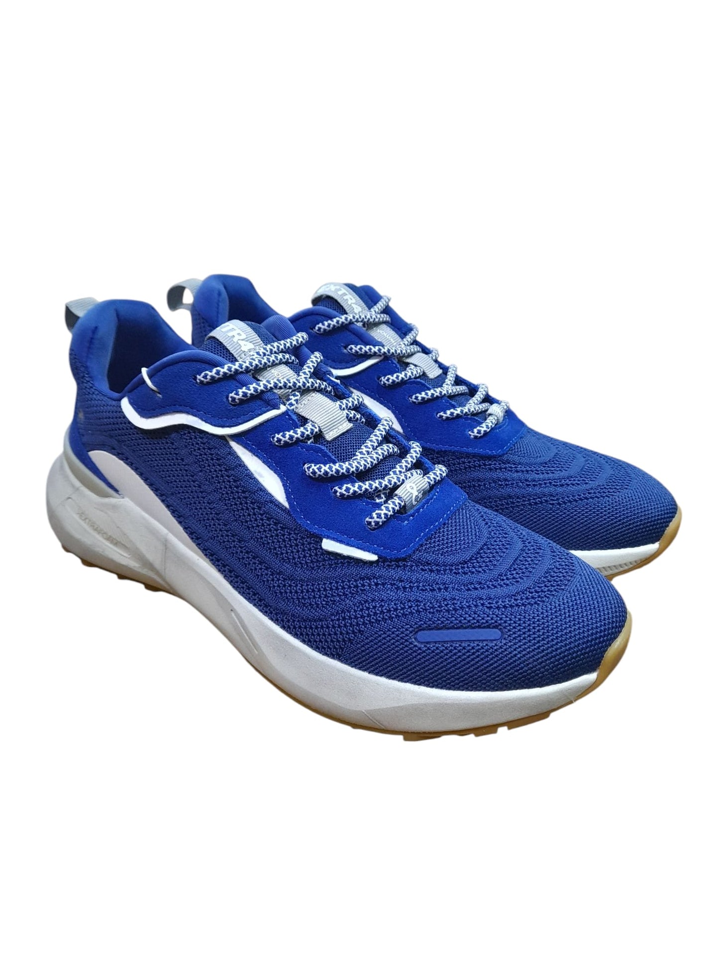 Sneakers IGI&CO & EXTRA scarpa sportiva da uomo tessuto maglia blu chiaro