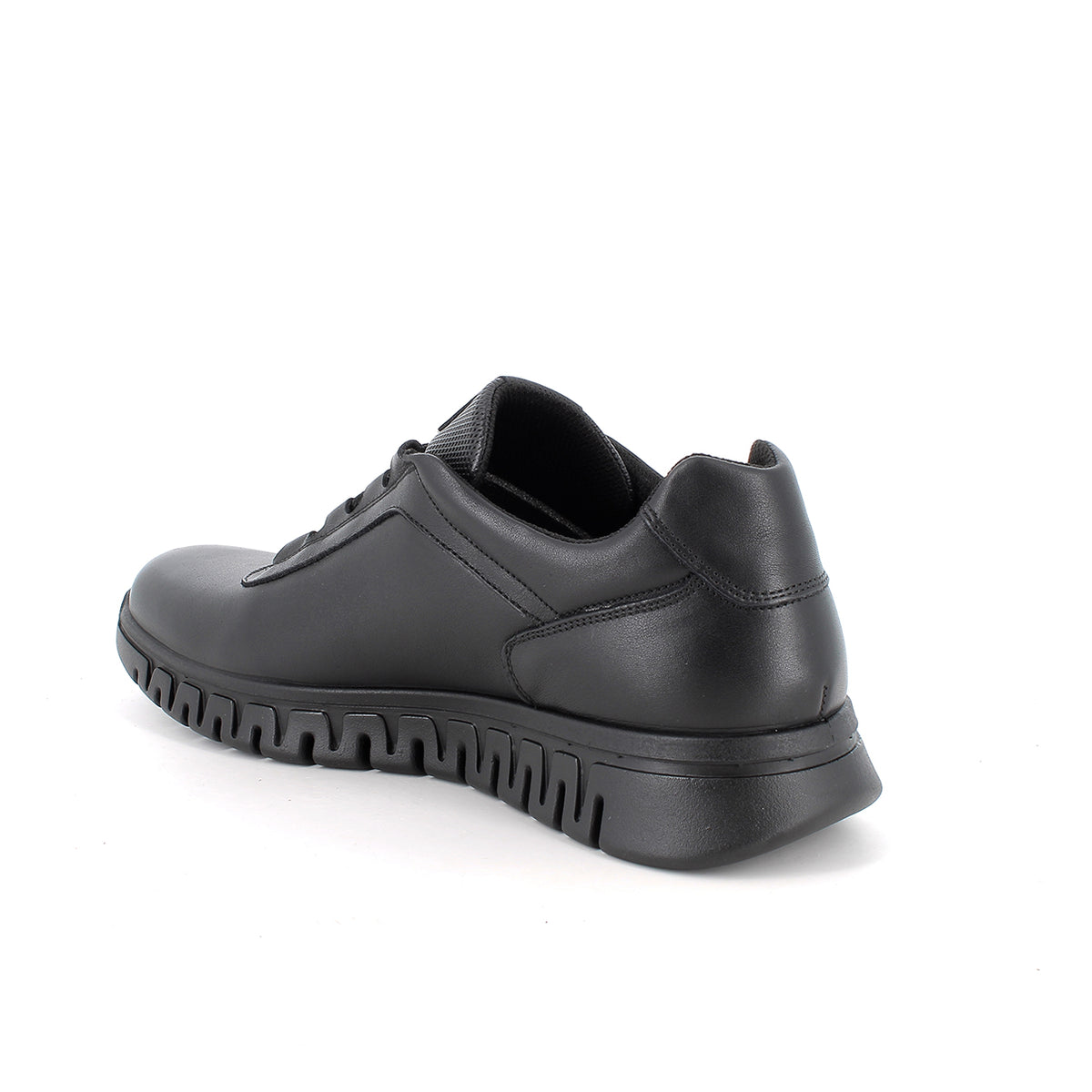 Sneakers IGI&CO scarpa sportiva MADE IN ITALY in pelle di nappa soft nero