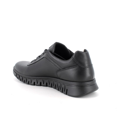 Sneakers IGI&CO scarpa sportiva MADE IN ITALY in pelle di nappa soft nero