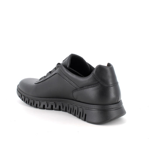 Sneakers IGI&CO scarpa sportiva MADE IN ITALY in pelle di nappa soft nero