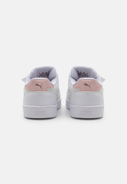 Sneaker PUMA CAVEN 2.0 AC + INF scarpa ginnastica bambina primi passi in pelle bianco