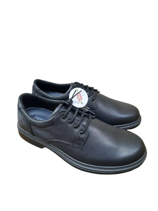 Scarpa ENVAL SOFT linea confort da uomo MADE IN ITALY in pelle/nappa bottolato nero